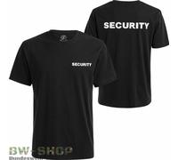 SECURITY T-SHIRT / PANTALONI / SET NERO CON SCRITTA PROTEZIONE GUARDIA...