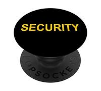 SECURITY Uniform - Stampa fronte/retro - Per guardie, buttafuori PopSockets PopGrip Adesivo