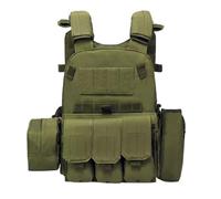 Security Vest - Adjustable Vest With Multiple Pouches | Oxford Cloth Security Vest Measures 17.72 x 13.78 Inches Adjustable Design With Multiple Storage Pouches