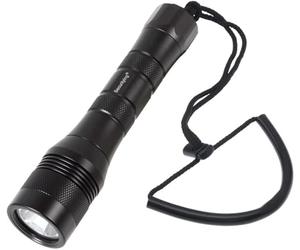 SecurityIng immersioni fotografia Video torcia a LED torcia subacquea 150m, nero 5 watts 4.2 volts