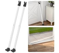 SecurityMan Barra di sicurezza 2 in 1 per porta e scorrevole pezzi). Realizzata ferro alta qualità (158,8 kg pressione). Ideale la della casa dell'appartamento. Serratura regolabile del patio