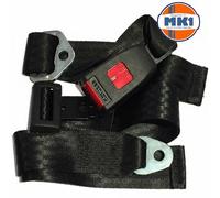 Securon Vintage Warehouse Classic Nero Cintura Sicurezza Seggiolino 2 Punti