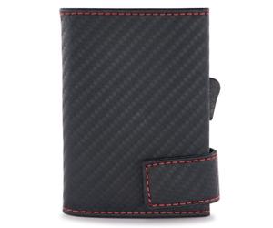 SecWal Portacarte in pelle RFID 9 cm nero