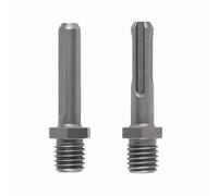Secwell 2 Pezzi Adattatore SDS Plus per Mandrino e M14 Triangle Esagonali Adattatori Argento