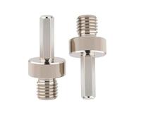 Secwell 2 Pezzi M14 Filettatura Adattatori 3/8 Esagonale Asta Adattatore per Trapano a Mano Elettrico