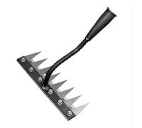 Secwell Estirpatore Erbacce Manuale Estrattore per Erbacce da Giardino con 8 Denti Strumento per Allentare Il Suolo