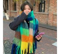 SECWL Sciarpa Invernale Morbida in Cashmere, Multi-Stile, Calda, Lunga, con Nappe, Scialli avvolgenti Spessi in Mohair per Donne e Ragazze