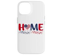 Sede della casa americana libera del 4 luglio America Daddy's Home Custodia per iPhone 14