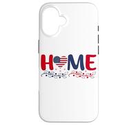 Sede della casa americana libera del 4 luglio America Daddy's Home Custodia per iPhone 16