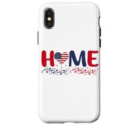Sede della casa americana libera del 4 luglio America Daddy's Home Custodia per iPhone X/XS