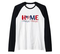 Sede della casa Americana Libera del 4 luglio America Daddy's Home Maglia con Maniche Raglan
