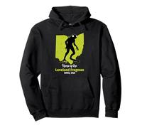 Sede di Loveland, Frogman, Ohio State, American Cryptid State Felpa con Cappuccio