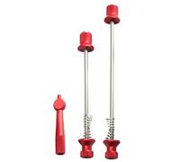 Sede Ruota Posteriore - Sgancio rapido Pieghevole, bullone Cuscinetto antifurto, Staccabile in Lega di Alluminio, Accessorio Leggero per mozzo Bicicletta, Kit di Installazione Anteriore e