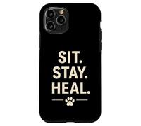 Sedersi, rimanere, guarire. Design comfort cane terapeutico Custodia per iPhone 11 Pro