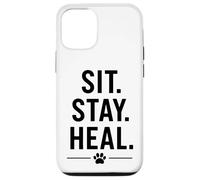 Sedersi, rimanere, guarire. Design comfort cane terapeutico Custodia per iPhone 12/12 Pro