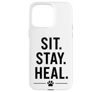 Sedersi, rimanere, guarire. Design comfort cane terapeutico Custodia per iPhone 15 Pro Max