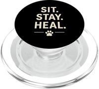 Sedersi, rimanere, guarire. Design comfort cane terapeutico PopSockets PopGrip per MagSafe