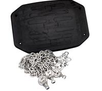 Sedia a Dondolo con Catena 2m Extra Ampio Board Con Metallo Gomma