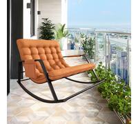 Sedia a dondolo con supporto per la schiena, per la decorazione della casa,