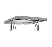 Sedia a dondolo da esterno, protegge dalle intemperie e migliora lo stile (grigio, 195 x 125 x 15 cm)