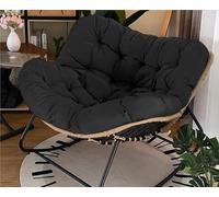 Sedia a dondolo da esterno, sedia a dondolo a forma di uovo da patio, sedia Papasan for interni, poltrona in vimini in rattan, sedia reale moderna for camera da letto, soggiorno, portico, giardino, pr