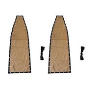 Sedia a dondolo di ricambio, 64 x 197 x 23 cm, set da 2/3/4/6 pezzi per seduta sospesa Textilene, facile installazione, per esterni e interni, patio, giardino, relax (2 pezzi senza tasche)