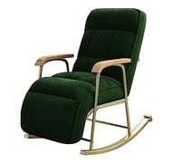 Sedia a dondolo ergonomica con schienale regolabile - Poltrona da salotto moderna per il relax in soggiorno, camera da letto o asilo nido