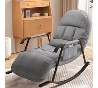 Sedia a dondolo Glider, elevata capacità di peso e comfort extra, perfetta per rilassarsi, leggere e rilassarsi in qualsiasi spazio