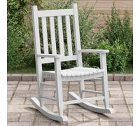 Sedia a dondolo per bambini, in legno massiccio di pioppo, 49 x 66,5 x 85,5 cm, con rete a doghe e braccioli, per soggiorno, camera dei bambini, giardino, rilassarsi, giocare, leggere