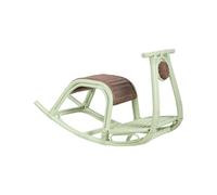 Sedia a dondolo per bambini rattan verde chiaro ASPRIA