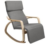 Sedia A Dondolo Bakaji: Grigio