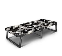 Sedia a gravità zero, pieghevole reclinabile, mimetico letto pieghevole letto a casa sotta letto per adulti campeggio letto multifunzione per ufficio reclinabile 185x68x35cm (a senza materasso)