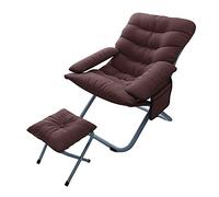 Sedia a gravità zero, poltrone regolabile, poltrona pieghevole, sedia a pisolino per il tempo libero per la casa sedia esterna portatile con tampone di cotone e borsa e ottomana, per il balcone della