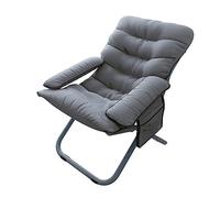 Sedia a gravità zero, poltrone regolabile, poltrona pieghevole, sedia a pisolino per il tempo libero per la casa sedia esterna portatile con tampone di cotone e borsa e ottomana, per il balcone della