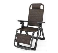 Sedia a gravità zero wicker zero patio pieghevole reclinabile regolabile sedia da salotto rattan portatile per giardino a bordo piscina e supporto per la spiaggia di pesca all'aperto e supporto