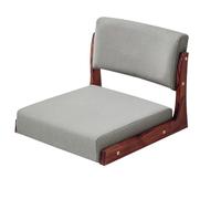 Sedia a pavimento in stile giapponese con supporto alla schiena, sedia tatami con cuscino, sedile di meditazione per finestra a basso, soggiorno, camera da letto(E)