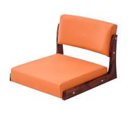 Sedia a pavimento in stile giapponese con supporto alla schiena, sedia tatami con cuscino, sedile di meditazione per finestra a basso, soggiorno, camera da letto(C)