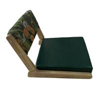 Sedia a pavimento pieghevole con supporto posteriore, sedia da pavimento giapponese con cuscino, divano pigro per la lettura della meditazione della finestra a borse(E)