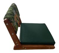 Sedia a pavimento pieghevole con supporto posteriore, sedia da pavimento giapponese con cuscino, divano pigro per la lettura della meditazione della finestra a borse(F)