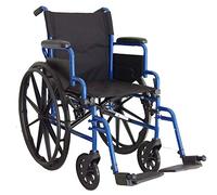 SEDIA A ROTELLE/CARROZZINA DISABILI AD AUTOSPINTA PIEGHEVOLE TERMIGEA - SINGOLA CROCIERA - Dim. Seduta 46 cm