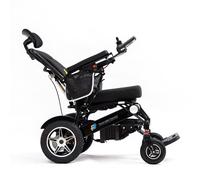 Sedia A Rotelle Elettrica Leggera Pieghevole Manuale Con Telecomando