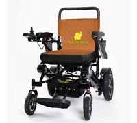 Sedia A Rotelle Elettrica Pieghevole Leggera Da Viaggio Con Telecomando