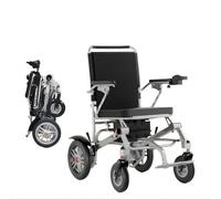 Sedia A Rotelle Elettrica Pieghevole Leggera Slim,Sedia A Rotelle Elettrica Ultraleggera Per Adulti,Telaio In Alluminio,Capacità Massima 150 Kg,Carrozzina ELETTRICA Per Disabili Ed Anziani 20A