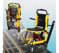 Sedia a Rotelle Elettrica Scala-Montascale, Ascensore Scale Pieghevole con Cingoli Antiscivolo e Operatore Unico, Trasporto Paziente per Anziani e Disabili, Compatta e Potente