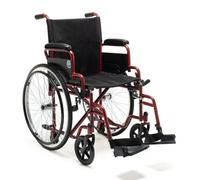 Sedia a rotelle leggera e pieghevole in acciaio - Ksp Italia