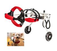 Sedia a rotelle leggera e regolabile per zampe posteriori, telaio in alluminio per cani paralizzati, aiuto per la mobilità per piccoli B, carrello di supporto per animali domestici