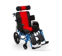 Sedia a rotelle Neurologica, appoggia piedi, braccioli e schienale regolabili
