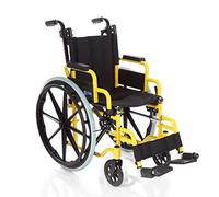 Ardea One Sedia a rotelle carrozzina per Bambini disabili Kiddy Pieghevole Giall