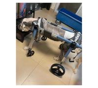 Sedia a rotelle per cani a 4 ruote, leggero, per cani disabili, regolabile, taglia XXL, migliora la mobilità degli animali domestici e la sua fom