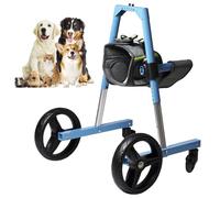 Sedia a rotelle per cani, aiuto alla mobilità per paralisi | Supporto regolabile a 4 ruote per una migliore riabilitazione e mobilità per cani disabili, aiuto per il recupero degli